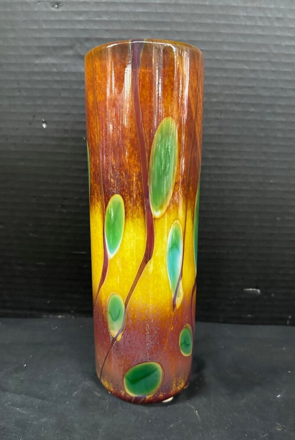 Cenedese Unique Glass Mid Century Vase eBay