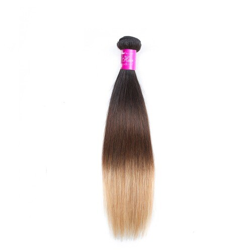 Ombre Brazilian Hair Straight 1B/30 1B27 1B/99J Human Hair Weave Bundles Deal - Picture 12 of 15