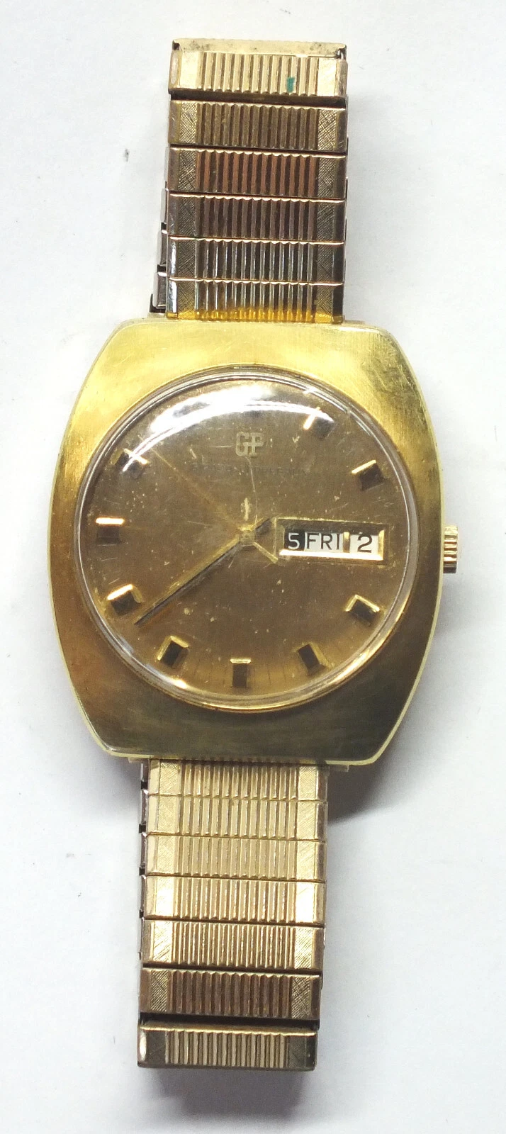 Girard Perregaux — Girard Perregaux Gyromatic Watch Ref. 2996 FG Vintage - Runs + Keeps Time - L289