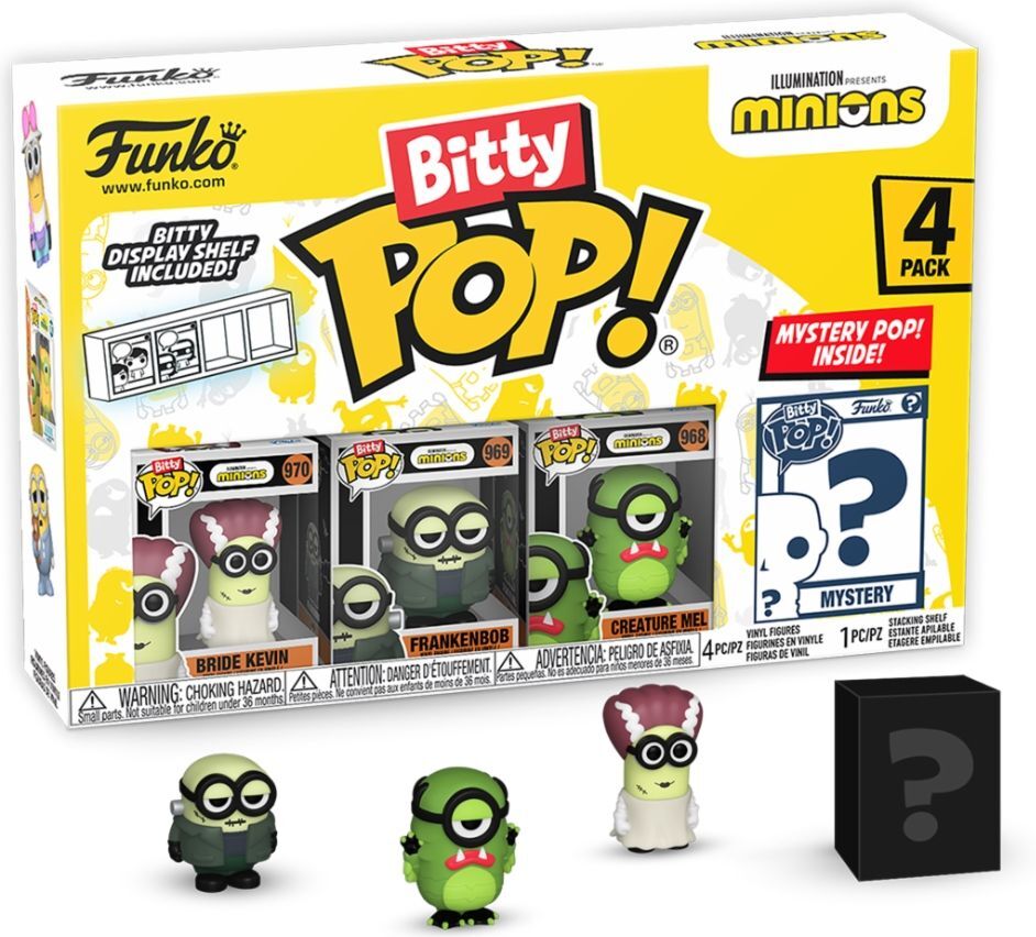 Gadget - Minions: Funko Pop! Bitty POP 4 Packs - Frankenbob - Funko