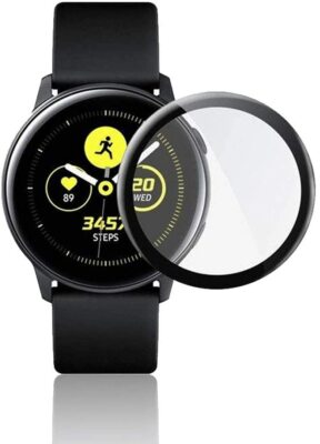 2x 3D Hartglas für Samsung Galaxy Watch Active 2 44 mm Hartglas Full CURVED