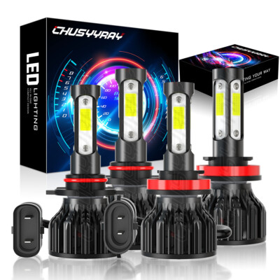 For Toyota 4Runner SR5 2010-2021 LED Headlight High Low Beam Combo Kit 6000K