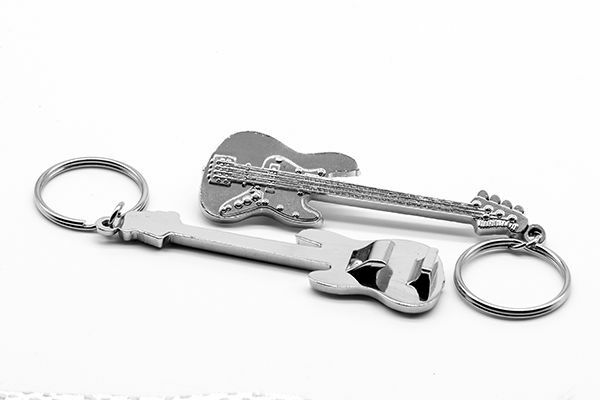Bass Guitar Bottle Metal Opener/Keyring - Music Gift - Gift for Music Students