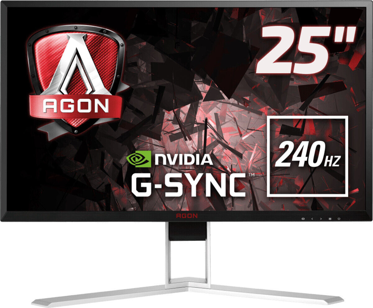 AOC AG251FG 24,5 Zoll Full HD Gaming Monitor - Schwarz/Rot for sale ...