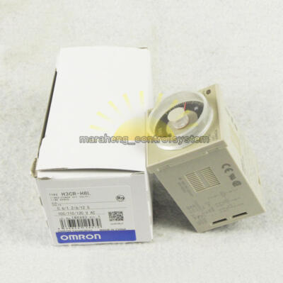 New One H3CR-H8L Omron H3CRH8L Timer Power OFF Delay 100-120VAC IN BOX New