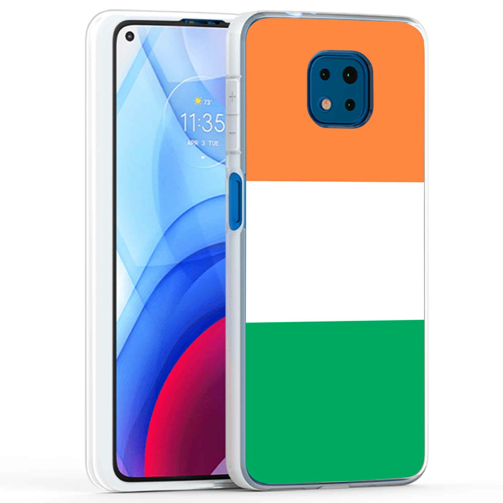 Phone Case Cover for Motorola Moto G Power 2021,Flag Ireland Print, USA