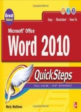 Microsoft Office Word 2010 QuickSteps-Marty Matthews