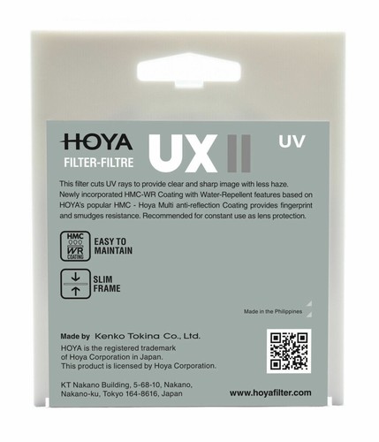 Genuine HOYA UX UV II Filter 46mm, NEW - Picture 3 of 3
