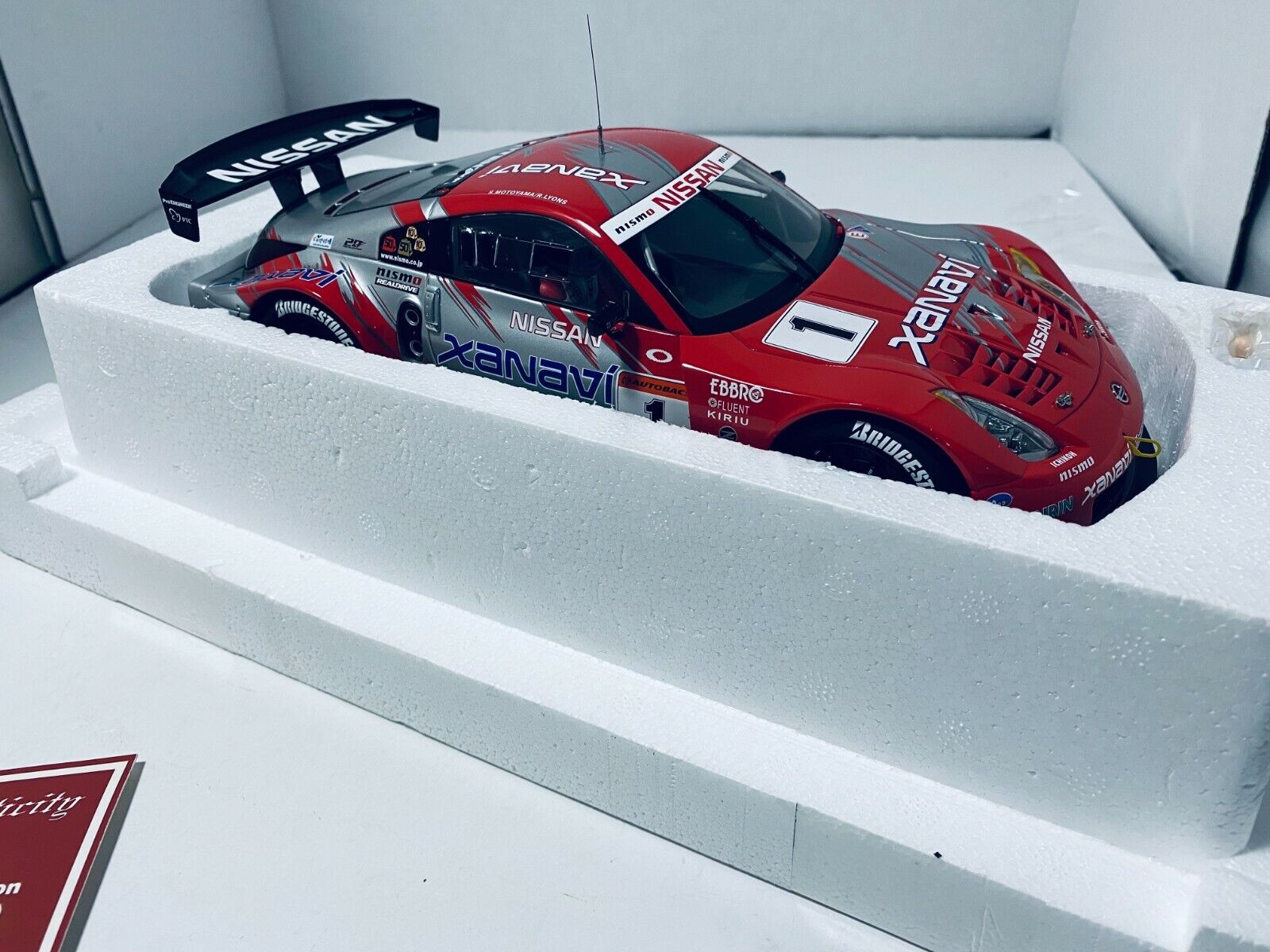 1/18 AUTO ART 2004 NISSAN 350Z XANAVI NISMO Z #1 JGTC TEAM &