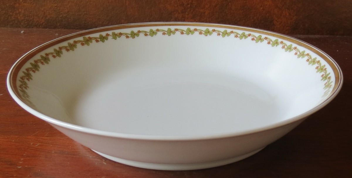 Haviland Limoges Sonderburg Schleiger 296 Clover 7 ½” Coupe Soup