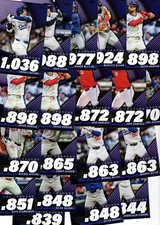 2025 Topps Series 2 Inserts "OPS" Leaders You Pick PYC