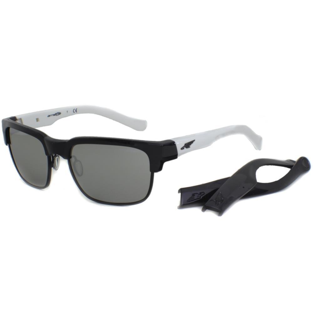 Arnette Dean An4205-01 Rectangular Sunglasses Black 58 Mm