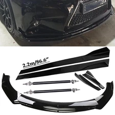 Front Rear Bumper Lip Spoiler Body Kit Splitter Side Skirt For Lexus RX350