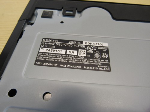 Sony BDP-S1700 Blu-ray DVD Player With Remote - Picture 10 of 10