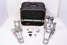 Pearl P-3002D Eliminator Demon Direct Drive Double Twin Pedal USED Japan