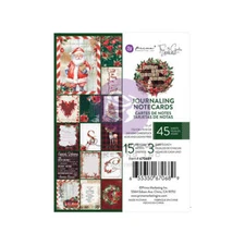 Christmas Journaling Cardstock Notecards | 3" x 4" | Prima Marketing