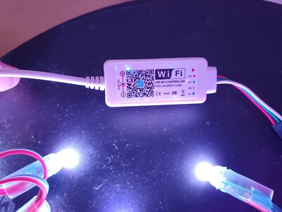 12V-24V WIFI LED SPI Mini-Controller For WS2811 Addressable LED Strip *US Stock*