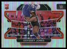 2022 Panini Prizm WWE Silver #48 Odyssey Jones Rookie RC wrestling card