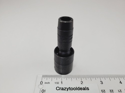 Snap-on Tools NEW IPLFM10B 10mm 3/8" Drive 6-Point Deep Swivel Impact Socket USA