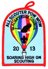 2013 Pow-Wow Glacier's Edge Council Patch Wisconsin WI Boy Scouts BSA