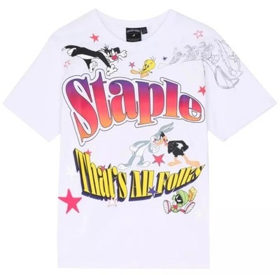 NWT Staple Looney Tunes Medium Mens That s All Folks Tshirt Graphic