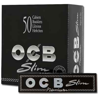 OCB Slim PREMIUM Folien Set Rollblatt schwarz Original