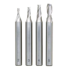 PROXXON 4 piece milling cutter set, #24610