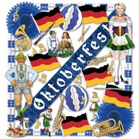 Beistle 55607 37-piece Oktoberfest Decorating Kit Beistle 55607 37-piece Oktoberfest Decorating Kit