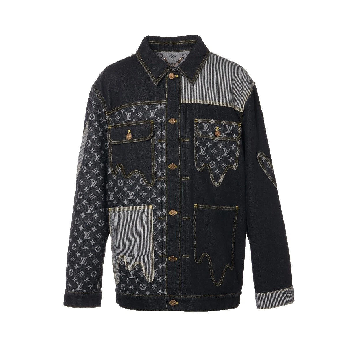 Abrigos Negro Louis Vuitton, chaquetas y chalecos para hombres