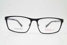 ESPRIT ET17490 Black Oval Eyeglass Frame New