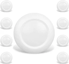 8 Pack 6 Inch LED Low Profile Recessed & Surface Mount Disk Light, Round, 15W, 9