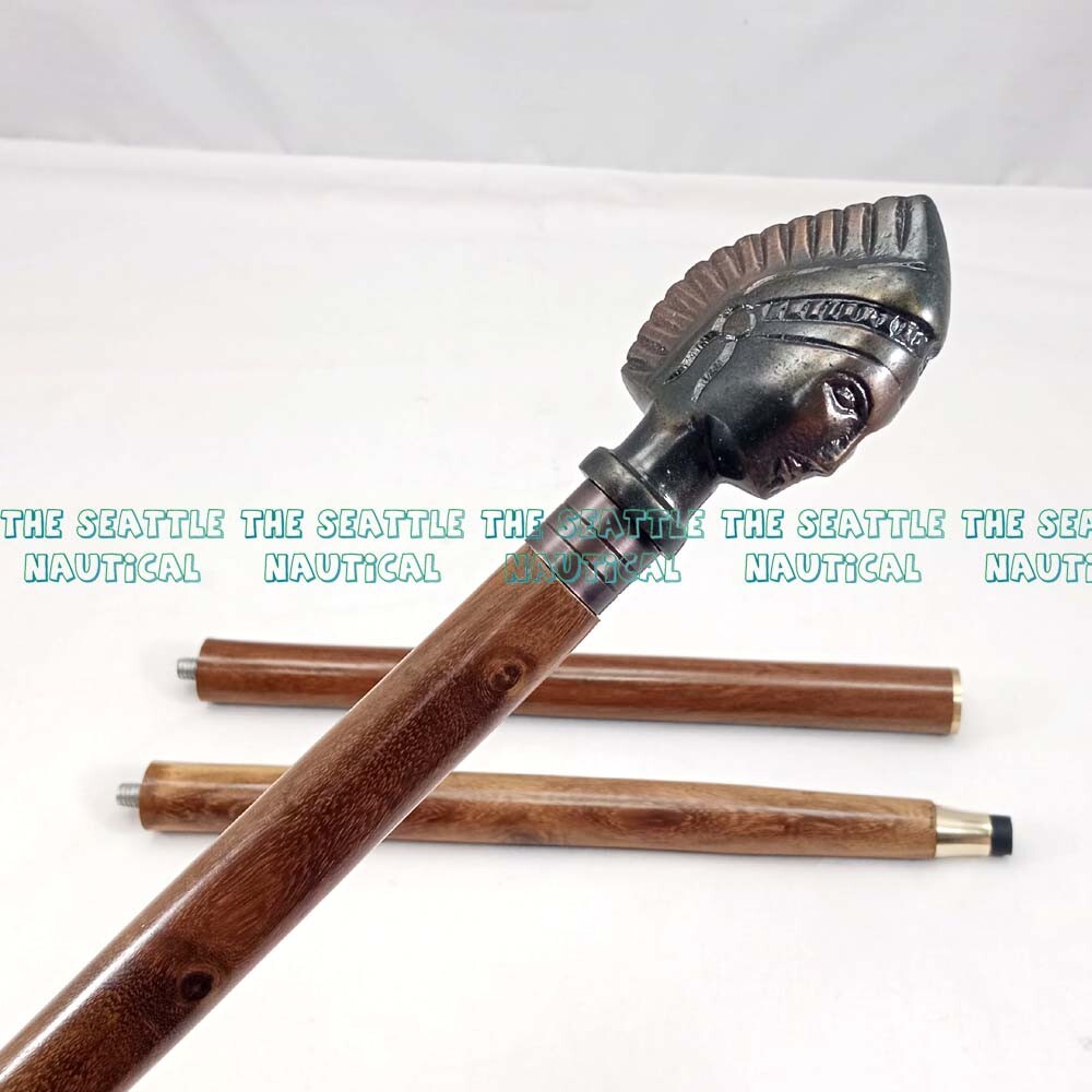 Working Style Designer Foldable Walking Stick, Wo… - image 1