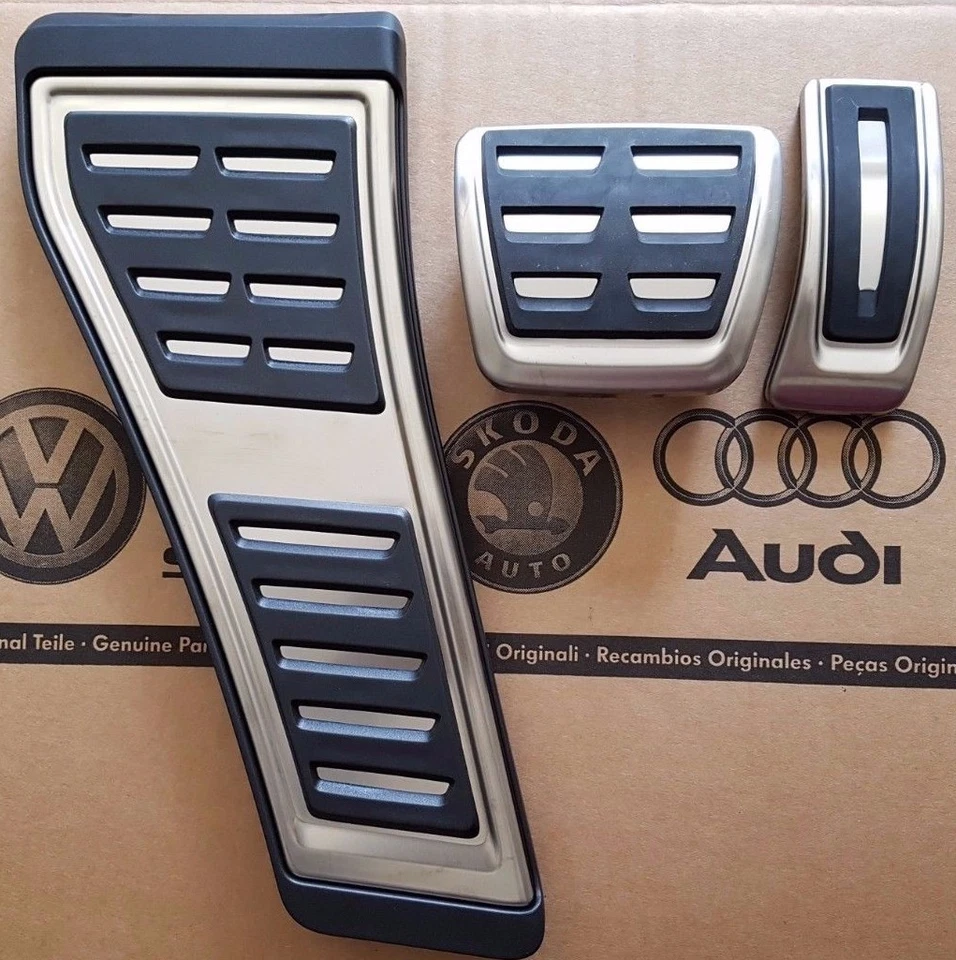 original Audi Q5 FY right hand drive pedal pads caps RHD S-Line SQ5 2017-2024 - Bild 1 von 1