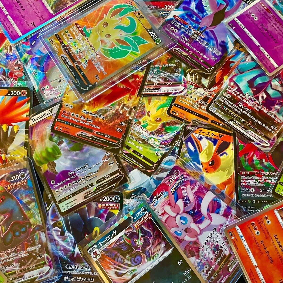 ALL MINT* 100 Random Pokémon TCG Cards + 2 Random V, VMAX ALL MINT* 100 Random Pokémon TCG Cards + 2 Random V, VMAX