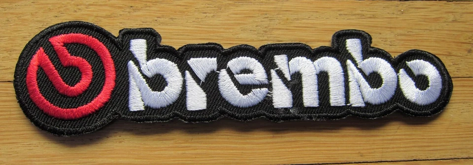 Aufnäher / Aufbügler/ Patch: BREMBO - Auto Motorsport Motorrad Racing Bremsen