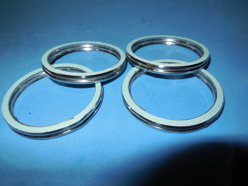 Paquete de 4 juntas de escape Honda CB550S NIGHTHAWK CB650S CBR600F VF750 CBR900RR Foto 3 de 4