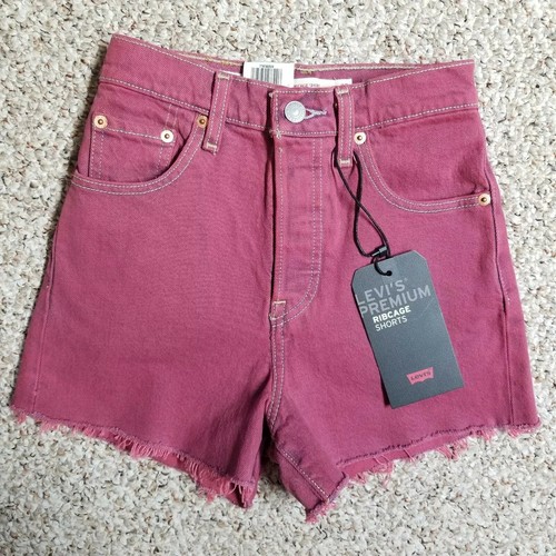 NWT LEVI'S PREMIUM 23 RIBCAGE SHORTS 