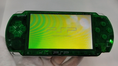 Sony PSP-3000 Playstation Portable Handheld Console Clear Green