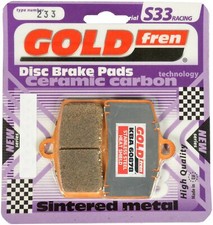 Goldfren S33 Brake Pads Front For Metrakit Pre GP 125 2009