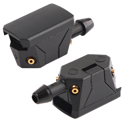#ad #ad Universal 4 Holes Windshield Washer Nozzle Wiper Water Spray Jet Adjustable 2x $8.45