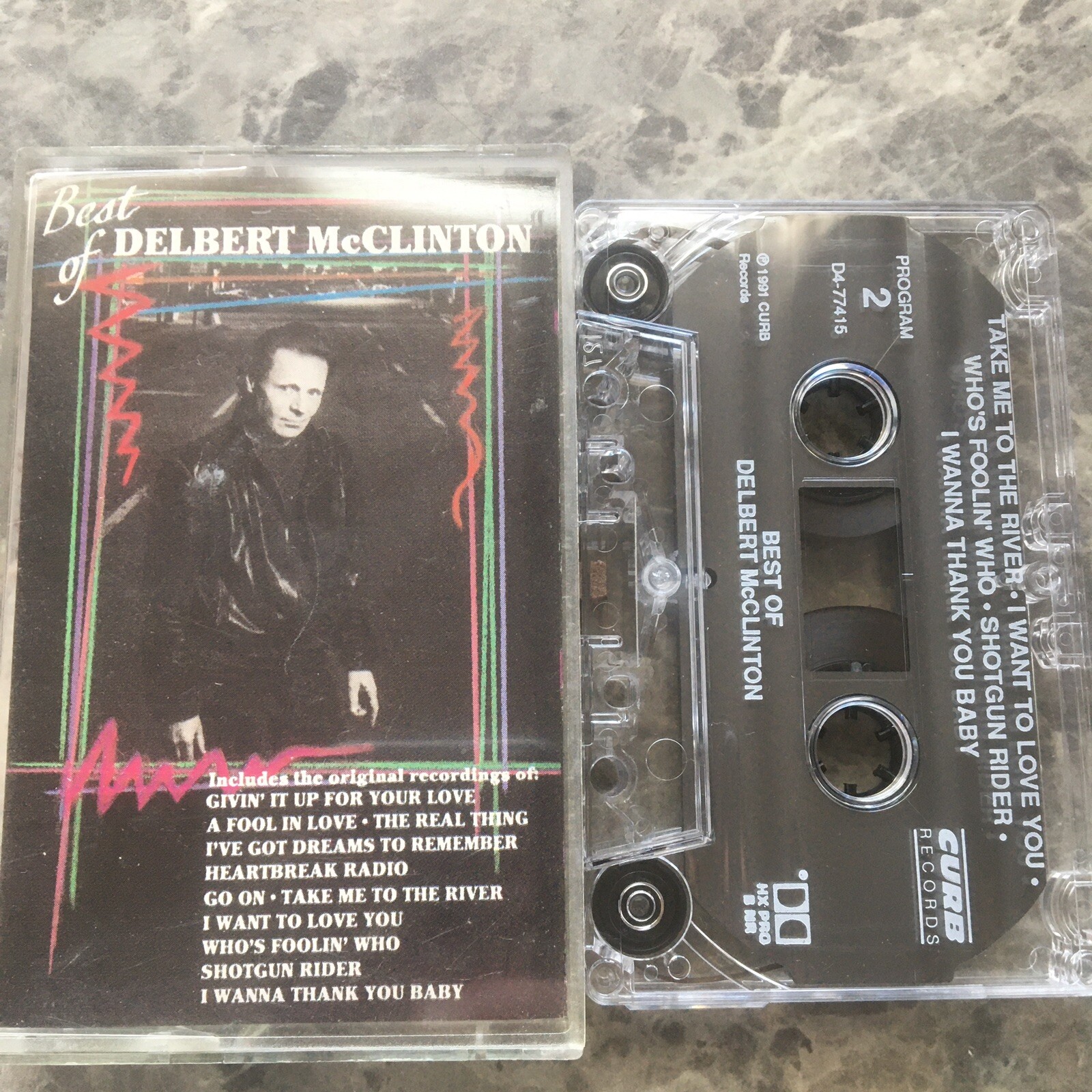 DELBERT McCLINTON BEST OF DELBERT McCLINTON cassette tape album A0010