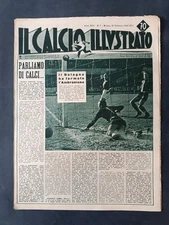 magazine football illustrated year XIII nr 7 1943 bologna ambrosiana