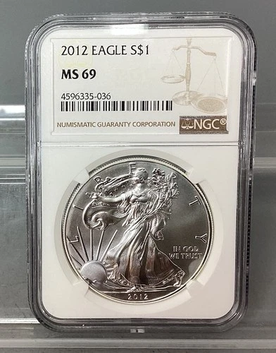 2012 American Silver Eagle - NGC - MS 69