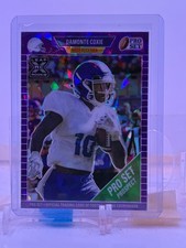 2021 Leaf Pro Set Metal Purple Crystals #19 Damonte Coxie 13/30