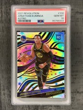 2020 21 Panini Revolution JONATHAN KUMINGA RC Astro Parallel #106 PSA 10