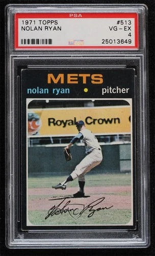 1971 Topps Nolan Ryan #513 PSA 4 HOF