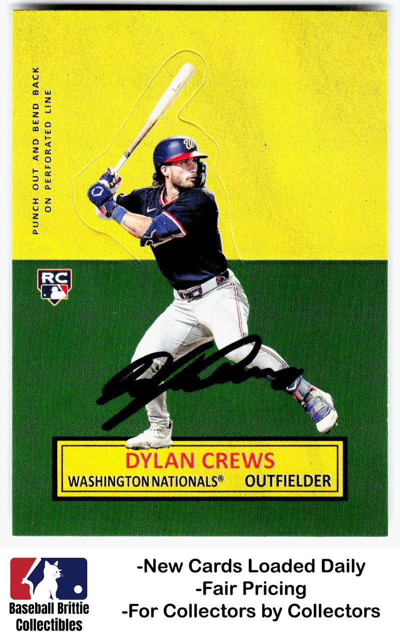 Dylan Crews #64SU-4 Baseball Cards 2025 Topps Archives 1964 Topps Stand-Ups trading card — raw and PSA graded price guide