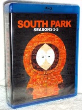 South Park Season 1 2 3 4 5 Blu-ray 2019 10-Disc animated Trey Park Matt Stone