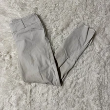 Women’s Size 28 White Tailored Sportsman Knee Patch Horseback Riding Breeches