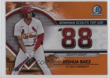 2023 Bowman Bowman Scouts Top 100 Orange Refractor 1/25 Joshua Baez #BTP-88 6fs